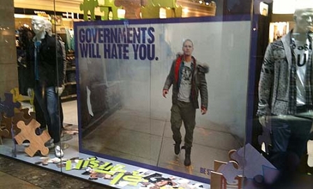 Diesel-Werbeplakat: Governments will hate you